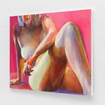 Joan Semmel, Pink Lean, 2019