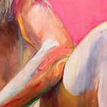 Joan Semmel, Pink Lean, 2019