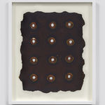 Harmony Hammond, Rims (Dark Blue/Red), 2011