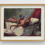 Hugh Steers, Girl in Blue and Red, 1987