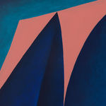 Corydon Cowansage, Blue, Turquoise, Peach, 2022