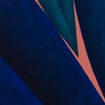 Corydon Cowansage, Blue, Turquoise, Peach, 2022