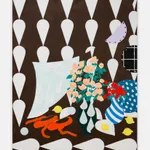 Farah Atassi, The Red Shoes, 2021