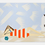 Farah Atassi, Sleeping Bather, 2021