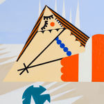 Farah Atassi, Sleeping Bather, 2021