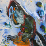 Hiba Kalache, The moon is eaten, 2024