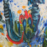 Hiba Kalache, The moon is eaten, 2024