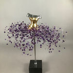 Estella Fransbergen, White Raku Torso w/Pearls & Crystals