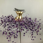 Estella Fransbergen, White Gold Torso w/ Yellow Gold Overglaze, Embellished Shoulders, Crochet with Gold Trim 193529