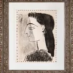 Pablo Picasso, Jacqueline au Mouchoir Noir, 1959