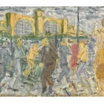 Leon Kossoff, Cherry Tree in Spring, 2015