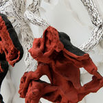 Frans Krajcberg, Relevo vermelho, sem data [undated]