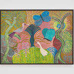 Grauben do Monte Lima, Paisagem com borboletas e pássaros, 1964