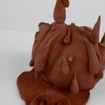 Detail of artwork by Yuli Yamagata titled “Snail in the rain"