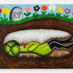 Hein Koh, Sitting Carrot, Smoking, 2022