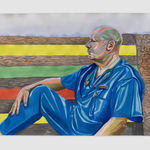 David Shrigley, Untitled ( To Hell With Meat ), 2021