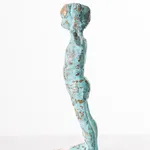 BABETTE DEGRAEVE, JONGETJE MET HOND (rechts dragend)