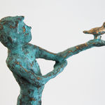 BABETTE DEGRAEVE, JONGETJE MET HOND (rechts dragend) 4//9