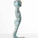 BABETTE DEGRAEVE, JONGETJE MET HOND (rechts dragend)