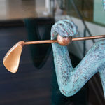 BABETTE DEGRAEVE, JONGETJE MET HOND (rechts dragend) 4//9