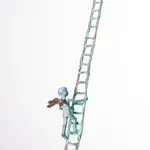 BABETTE DEGRAEVE, JONGETJE MET HOND (rechts dragend)