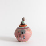 Hermannsburg Potters, Dawn Ngala Wheeler – My Family at Lilla, 2025