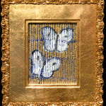 Hunt Slonem, 'Blue Streak' Unique Painting, 2022