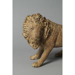Jeanne and the lion cute children and adorable animal contemporary bronze lion sculpture sophie verger