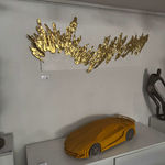 龍の波 未知の力 樹脂アート 金箔 日本の芸術 抽象画 抽象芸術 ミックスメディア アートイーギャラリー ブリュッセル アートギャラリー