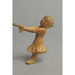 a cute girl stay with a baby lion contemporary bronze sculpture interior design sophie verger art gallery brussels