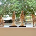 poterie chinoise cheval antique de la dynastie Tang art yi Galerie d'art bruxelloise figurine sculpture Han Dynasty art yi