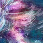 nagare wals van bloemen schilderij Noriku kura fuji roze lentebloem japans schilderij japan hedendaagse schilderkunst olieverfschilderij Art Yi-galerij Brusselse kunstgalerij