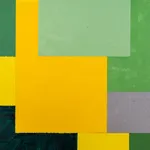 Abstract collage by painter Emilio DiIorio