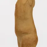 Abstract torso in ceramic by sculptor Emilio DiIorio