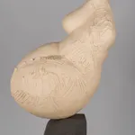 Abstract figurative ceramic sculpture by artist Emilio DiIorio