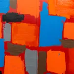 Geometric abstract painting by artist Emilio DiIorio