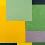 Abstract collage by painter Emilio DiIorio