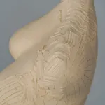 Abstract figurative ceramic sculpture by artist Emilio DiIorio