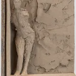 Figurative ceramic relief by sculptor Emilio DiIorio