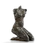 Bronze fragmented female figure by sculptor Emilio DiIorio.