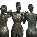 3 Graces bronze sculpture by artist Emilio DiIorio.