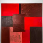 Abstract collage by painter Emilio DiIo