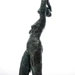 Bronze sculpture of two women by sculptor Emilio DiIorio.