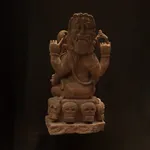 Indonesian Volcanic Andesite Sculpture of Ganesh, 16th Century CE - 19th Century CE