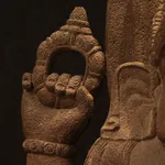 Indonesian Volcanic Andesite Sculpture of Ganesh, 16th Century CE - 19th Century CE