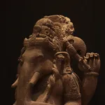 Indonesian Volcanic Andesite Sculpture of Ganesh, 16th Century CE - 19th Century CE