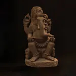 Indonesian Volcanic Andesite Sculpture of Ganesh, 16th Century CE - 19th Century CE