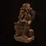Indonesian Volcanic Andesite Sculpture of Ganesh, 16th Century CE - 19th Century CE