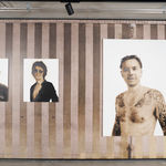 Patrick Tresset, Study for a boy in blue, 2023