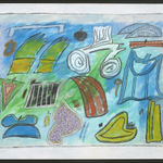 Ida Kohlmeyer, Collage Painting, 1977